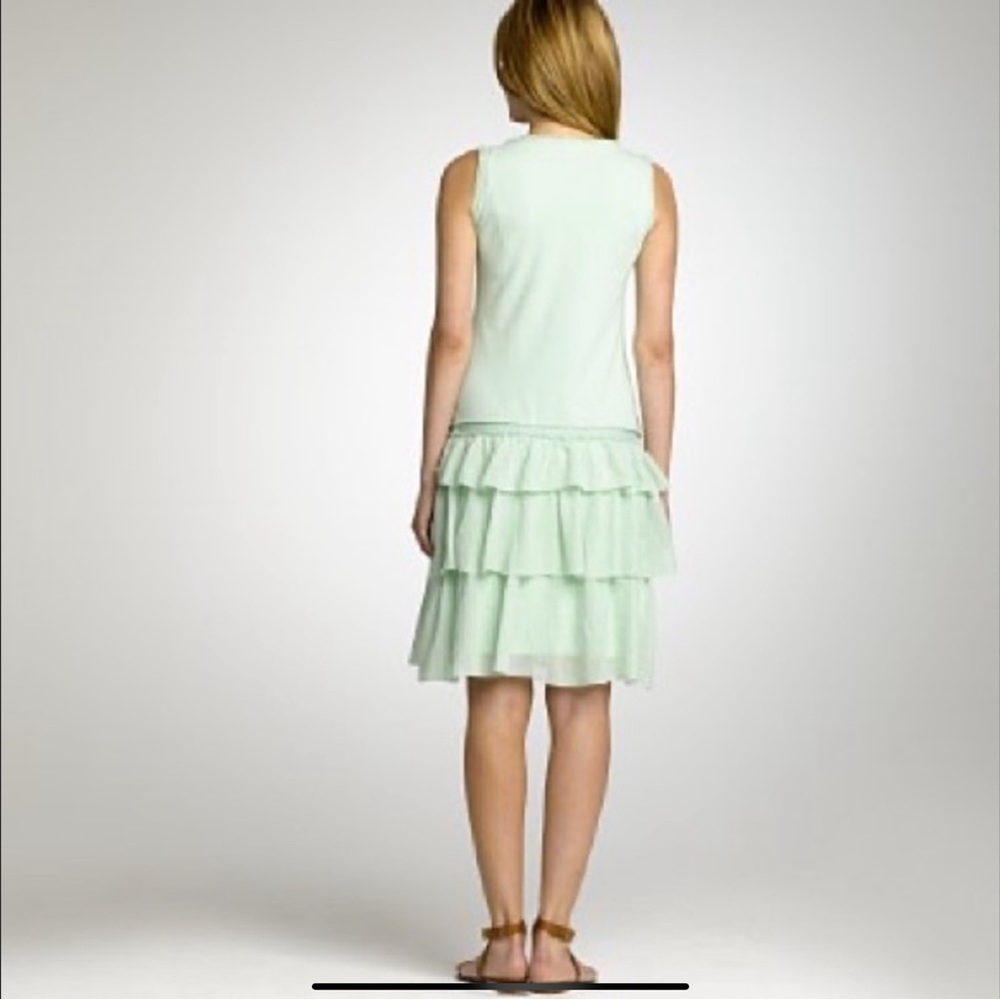 J. Crew Mint Green Sleeveless Cotton Dress